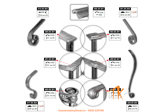 CATALOGUE PHỤ KIỆN SẮT 2018 TRANG 12