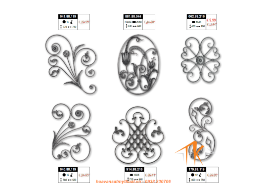 CATALOGUE PHỤ KIỆN SẮT 2018 TRANG 17