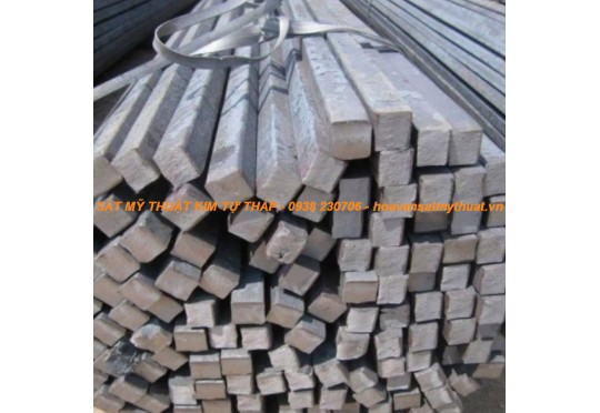 Sắt vuông 12mm đặc dẻo trơn dùng cho uốn sắt hoa văn sắt mỹ thuật 