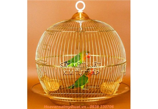 Lồng chim sắt trang trí tiệc để bàn LC025