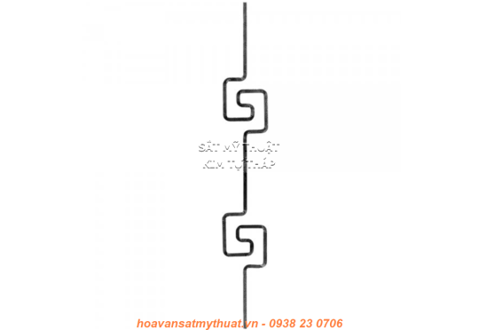 CỤM HOA VĂN SẮT CẦU THANG LAN CAN BAN CÔNG PKCT019