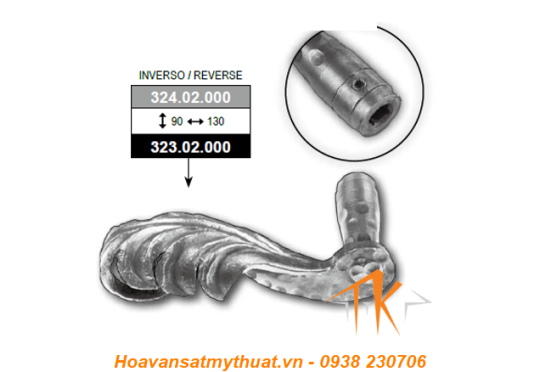 Tay nắm cửa sắt TNC015