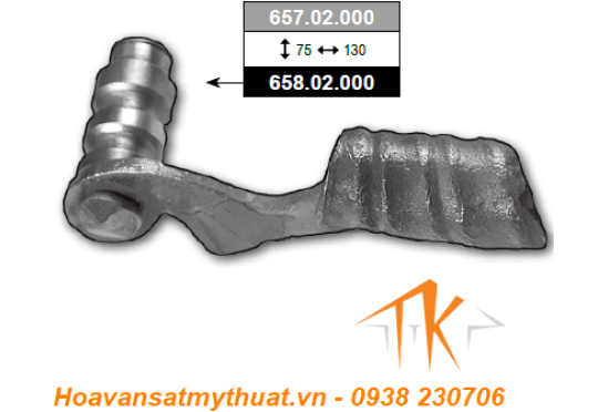 Tay nắm cửa sắt TNC017