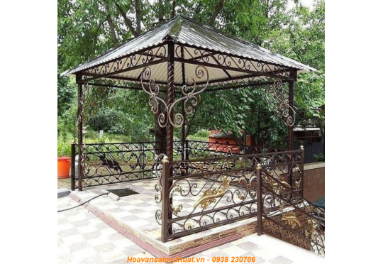 Nhà chòi sắt mỹ thuật NCS004