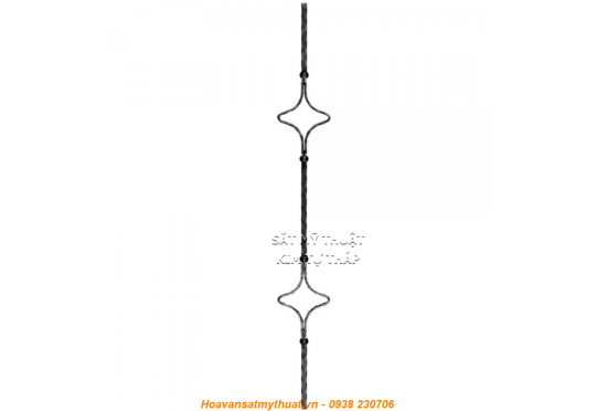 phụ kiện cây sắt cầu thang PKCT038