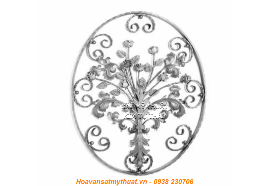 HOA SẮT CẦU THANG PKCT046