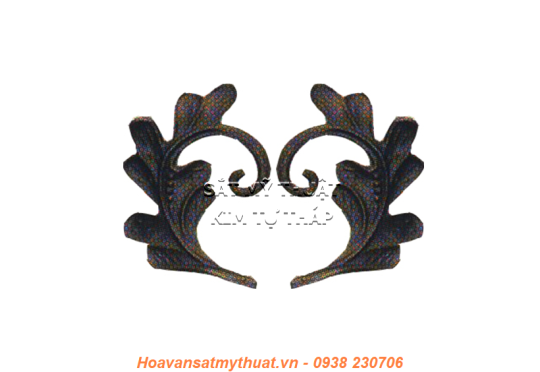 Phụ kiện hoa lá thép/ sắt đúc 1114