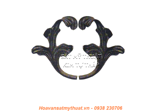 Phụ kiện hoa lá thép/ sắt đúc 1115