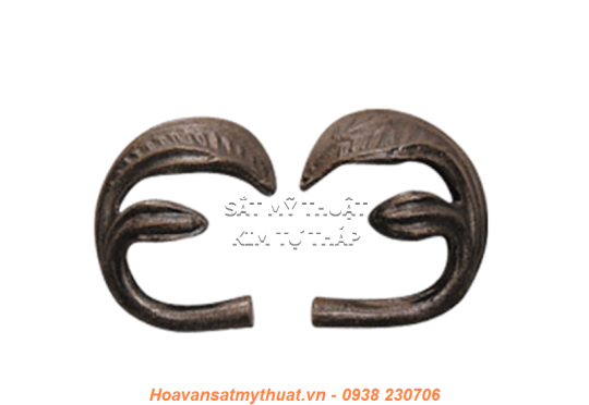 Phụ kiện hoa lá thép/ sắt đúc 1121