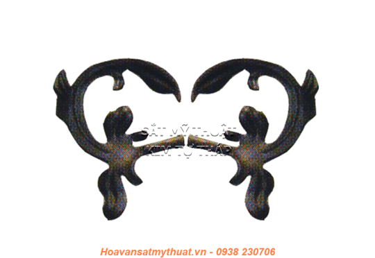 Phụ kiện hoa lá thép/ sắt đúc 1122