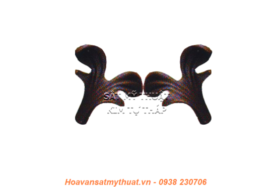 Phụ kiện hoa lá thép/ sắt đúc 1174