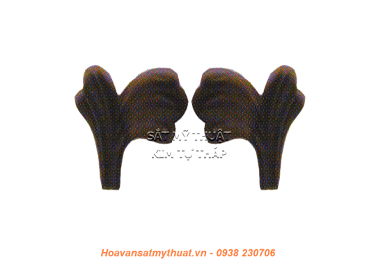 Phụ kiện hoa lá thép/ sắt đúc 1175