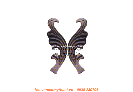 Phụ kiện hoa lá thép/ sắt đúc 1179