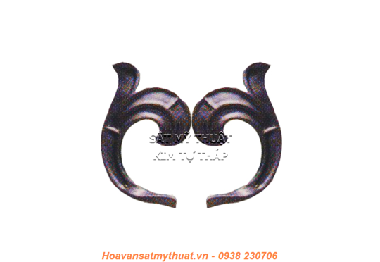 Phụ kiện hoa lá thép/ sắt đúc 1181