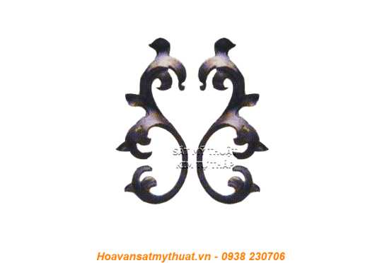 Phụ kiện hoa lá thép đúc 1185