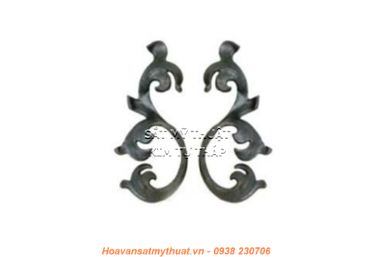 Phụ kiện hoa lá thép/ sắt đúc 1185