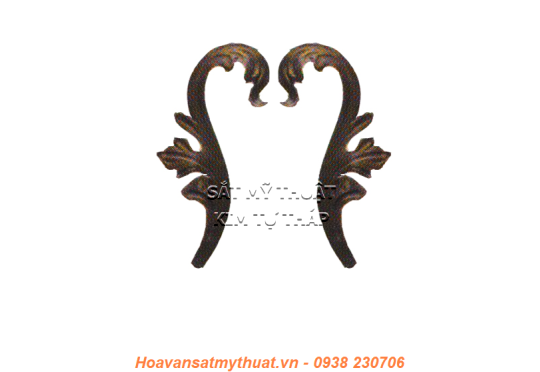 Phụ kiện hoa lá thép/ sắt đúc 1207