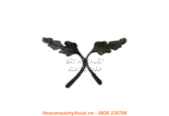 Phụ kiện hoa lá thép/ sắt đúc 1267B
