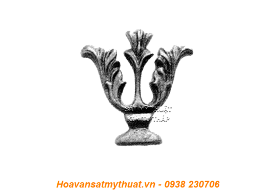 Phụ kiện phù điêu sắt thép đúc 1353