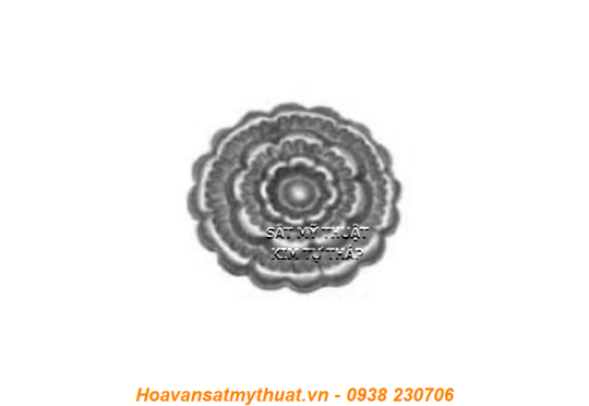 Phụ kiện hoa sắt đúc 1367