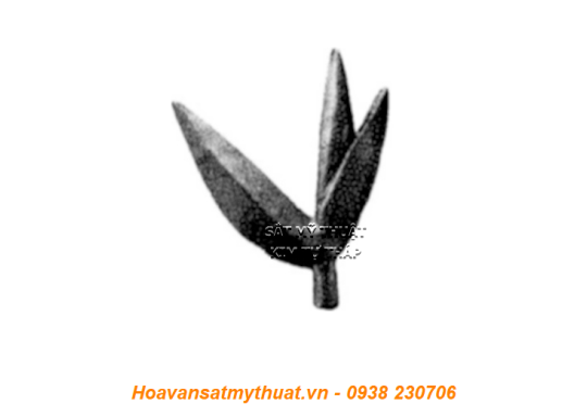 Phụ kiện lá sắt đúc ba nhánh 1375