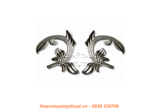 Phụ kiện hoa lá thép/ sắt đúc  1519