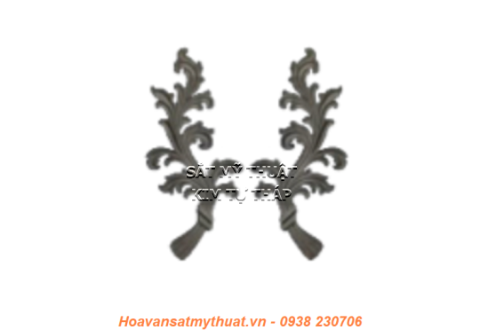 Phụ kiện hoa lá thép/ sắt đúc  1521