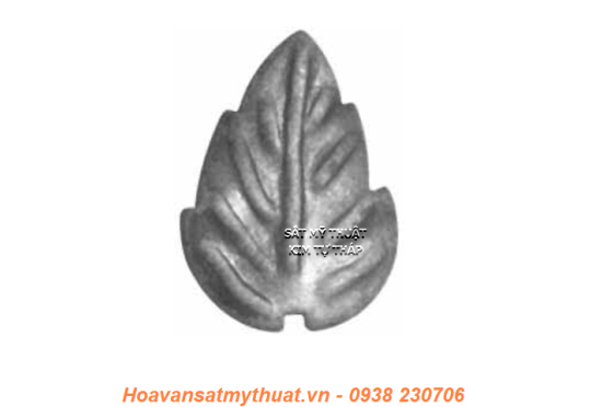Phụ kiện hoa lá thép/ sắt dập 2127