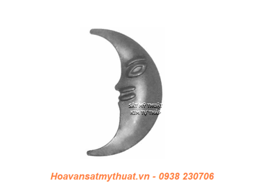 Phụ kiện hoa lá thép/ sắt dập 2132