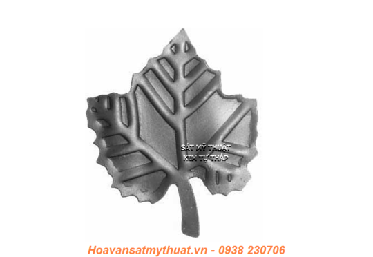 Phụ kiện hoa lá thép/ sắt dập 2138