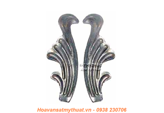Phụ kiện hoa lá thép/ sắt dập 2139
