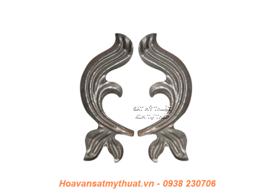 Phụ kiện hoa lá thép/ sắt dập 2144