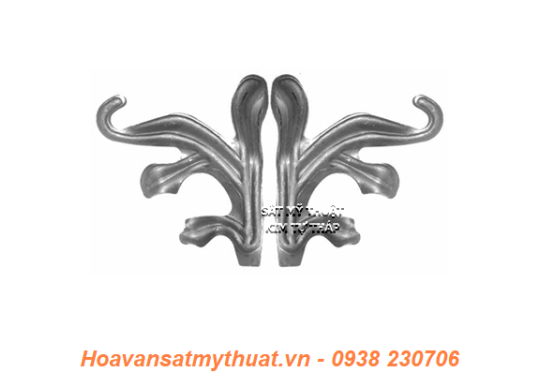 Phụ kiện hoa lá thép/ sắt dập 2150