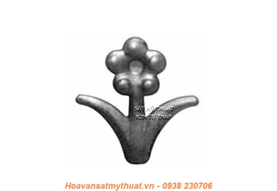 Phụ kiện hoa lá thép/ sắt dập 2167