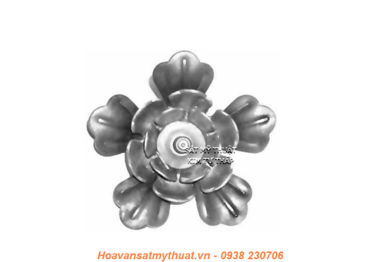 Phụ kiện hoa lá thép/ sắt dập 2180