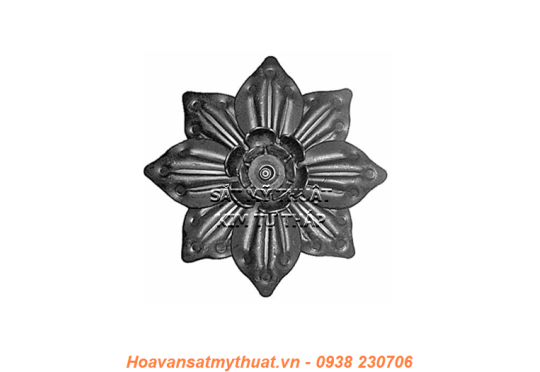 Phụ kiện hoa lá thép/ sắt dập 2198