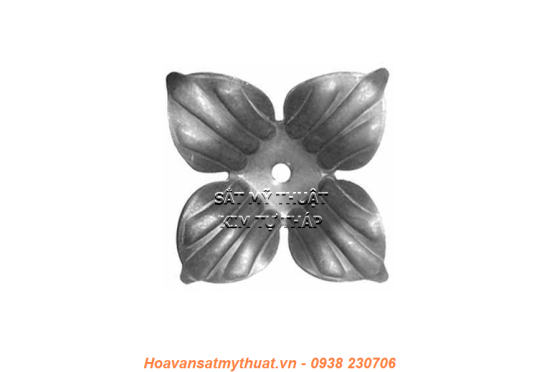 Phụ kiện hoa lá thép/ sắt dập 2202