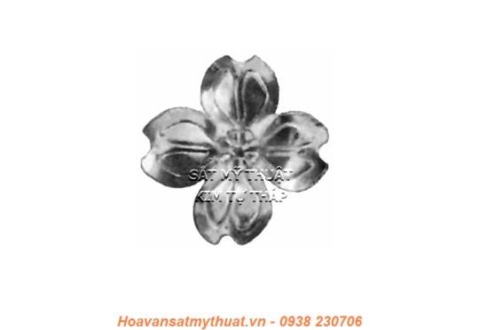 Phụ kiện hoa lá thép/ sắt dập 2213