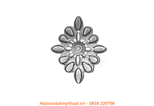Phụ kiện hoa lá thép/ sắt dập 2214
