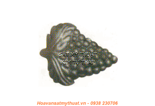 Phụ kiện hoa lá thép/ sắt dập 2217