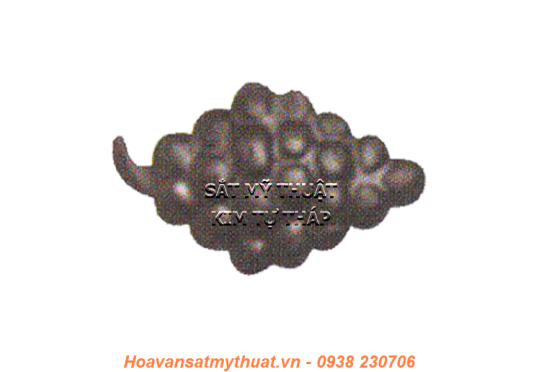 Phụ kiện hoa lá thép/ sắt dập 2218