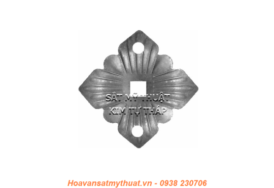 Phụ kiện hoa lá thép/ sắt dập 2241