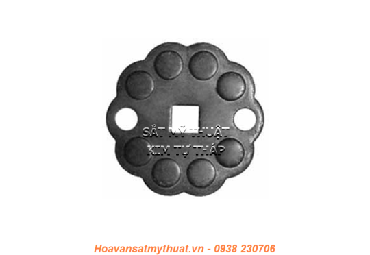 Phụ kiện hoa lá thép/ sắt dập 2242