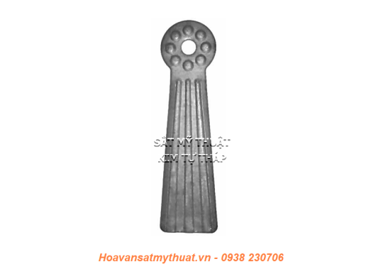 Phụ kiện hoa lá thép/ sắt dập 2248