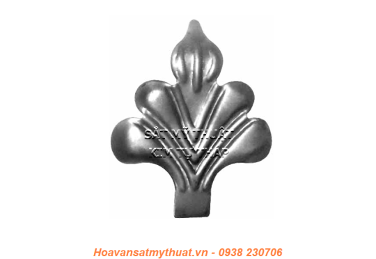Phụ kiện hoa lá thép/ sắt dập 2259