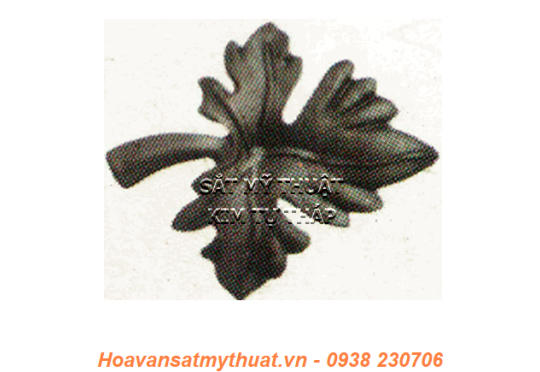 Phụ kiện hoa lá thép/ sắt dập 2263