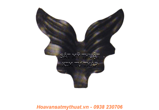 Phụ kiện hoa lá thép/ sắt dập 2264