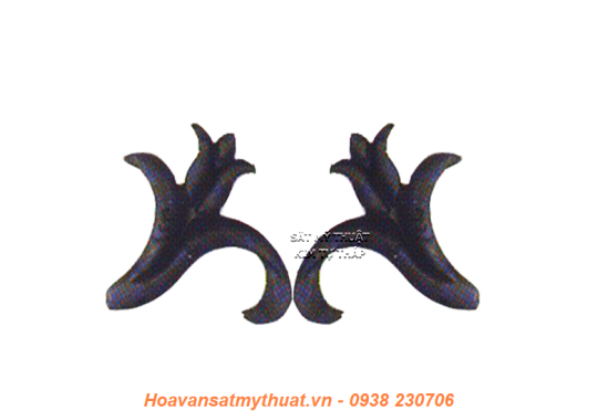 Phụ kiện hoa lá thép/ sắt dập 2306