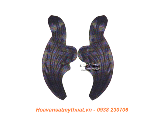 Phụ kiện hoa lá thép/ sắt dập 2308