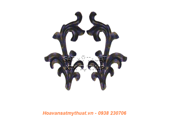 Phụ kiện hoa lá thép/ sắt dập 2315